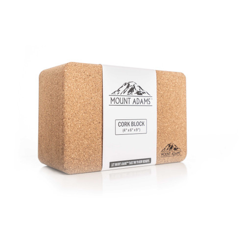 Mount Adams 4” Cork Yoga Block