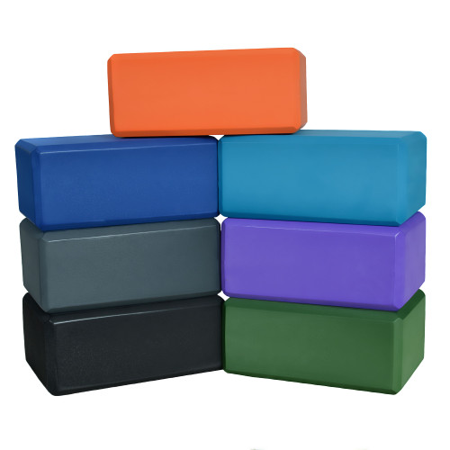 Assorted 4" Yoga Blocks